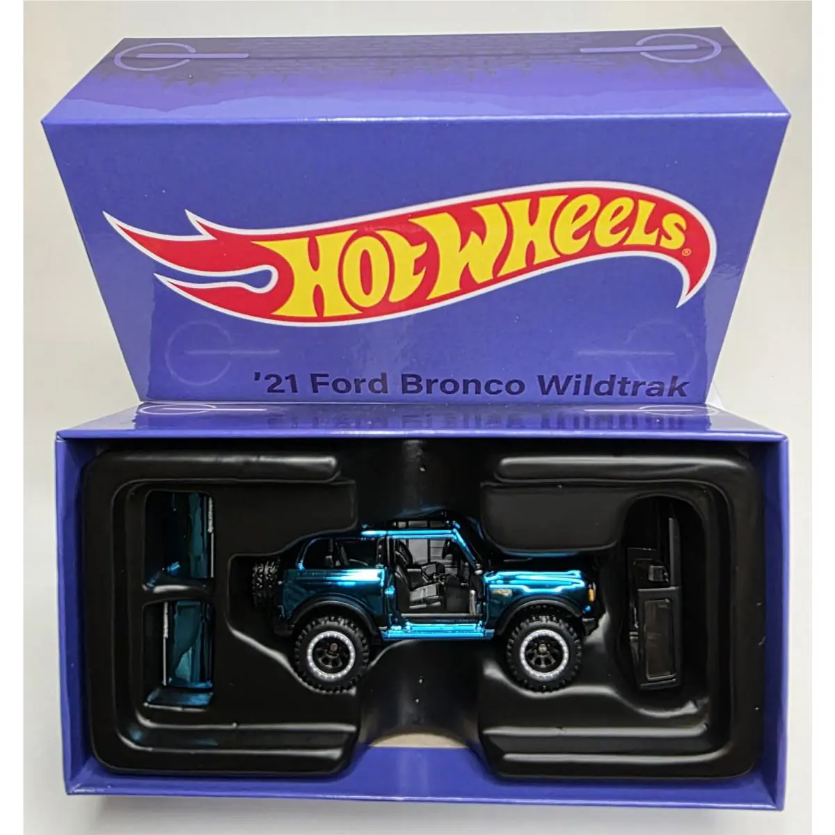 Hot Wheels Collectors Rlc Exclusive ‘21 Ford Bronco Wildtrak Truck Blue 1/64