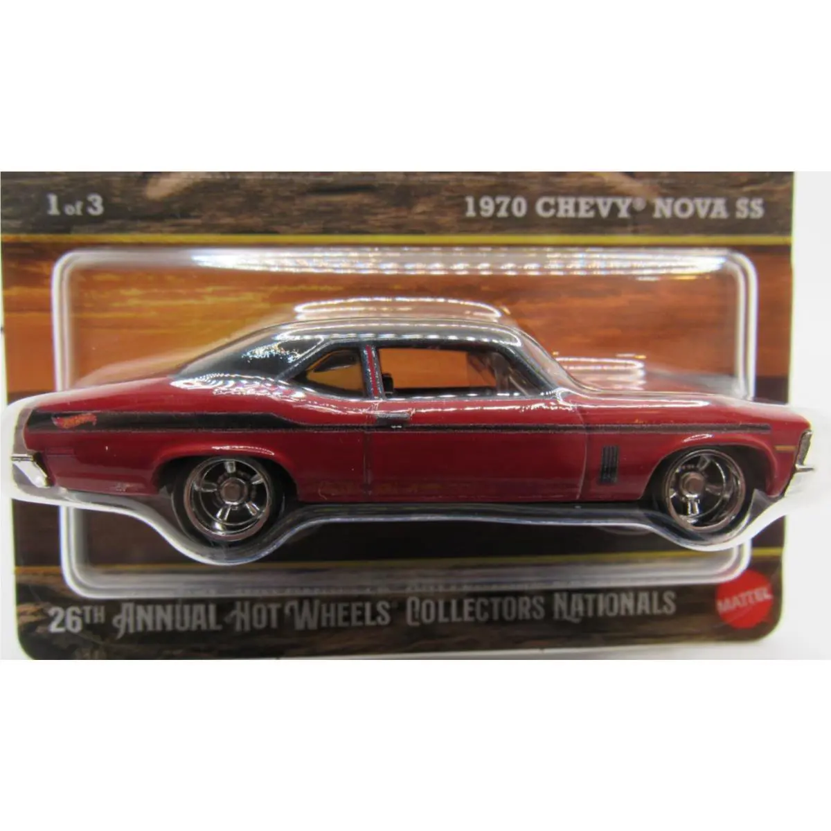 Hot Wheels 26th Nationals/convention 1970 Chevy Nova SS Red Only 6200 Made