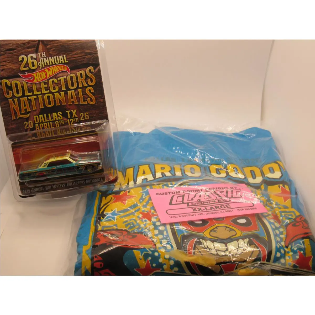 Hot Wheels 26th Nationals/convention Dinner 1964 Chevy Impala + Xxl T-shirt