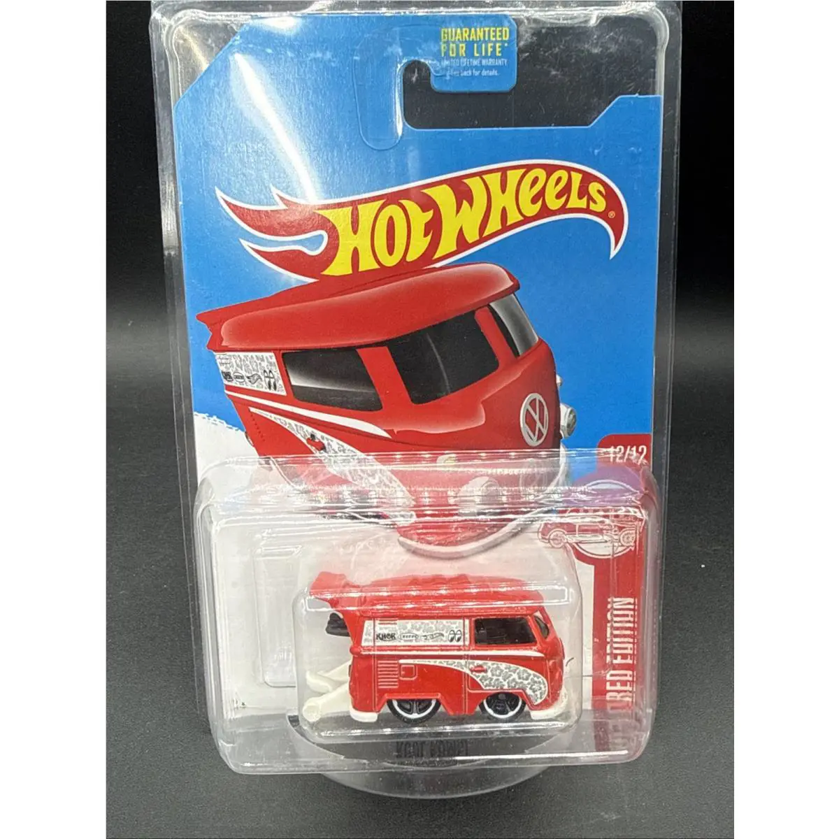 2016 Hot Wheels Red Edition Kool Kombi 12/12 Target Exclusive Volkswagen Bus VW