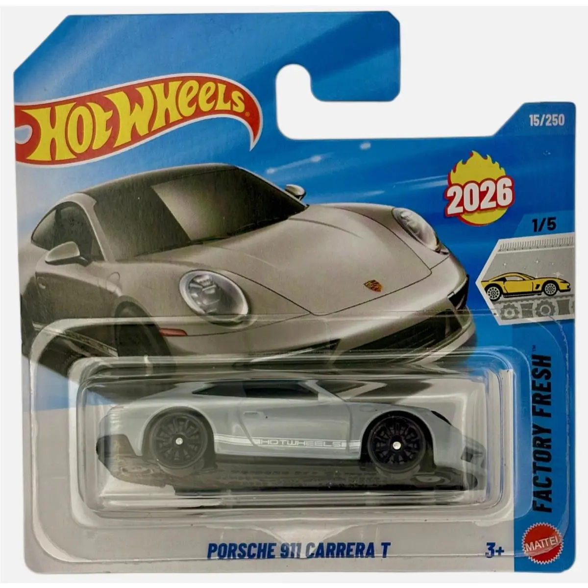 Hot Wheels Porsche 911 Carrera T Factory Fresh 1/5 15/250 For 2026 1:64 S