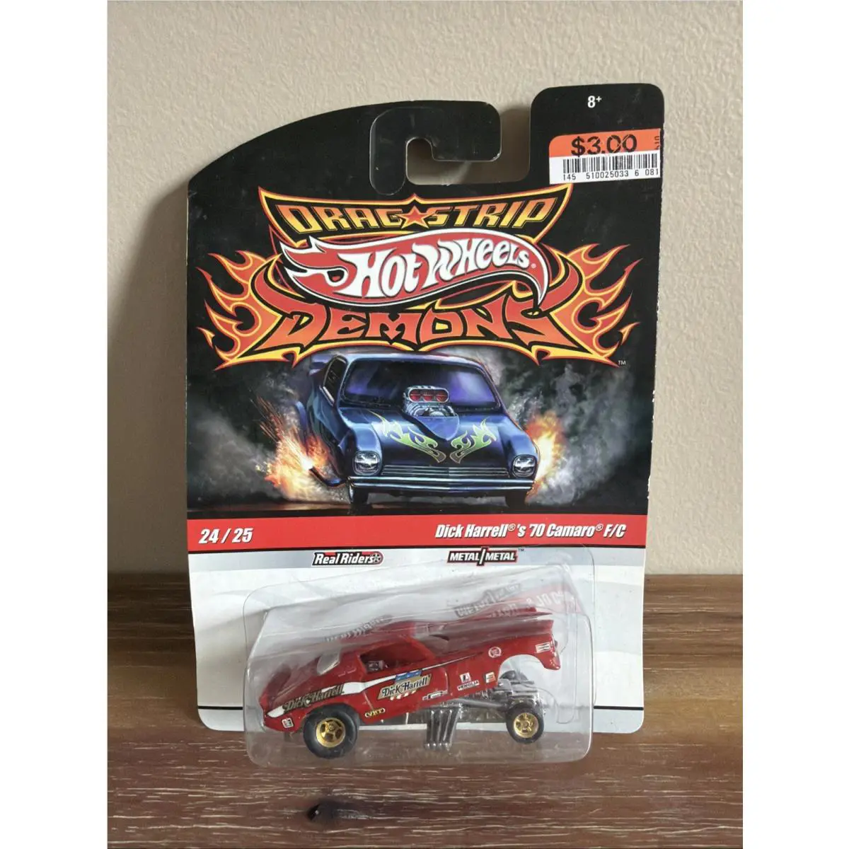 Hot Wheels Dragstrip Demons Dick Harrell 70 Camaro Funny Car FC