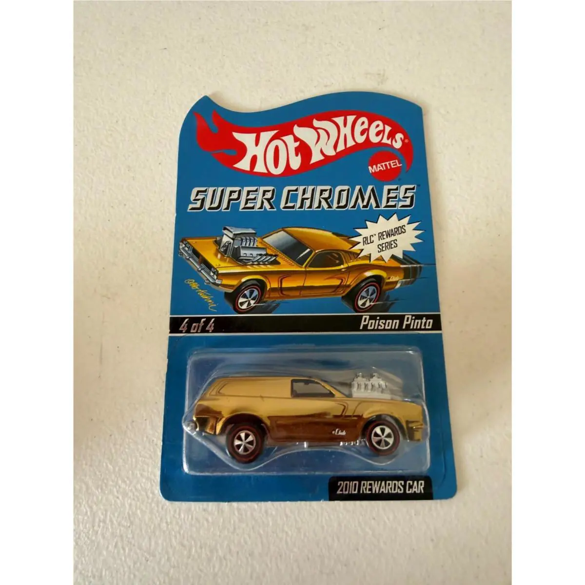 2010 Hot Wheels Rlc Super Chromes Rewards Car Poison Pinto P26