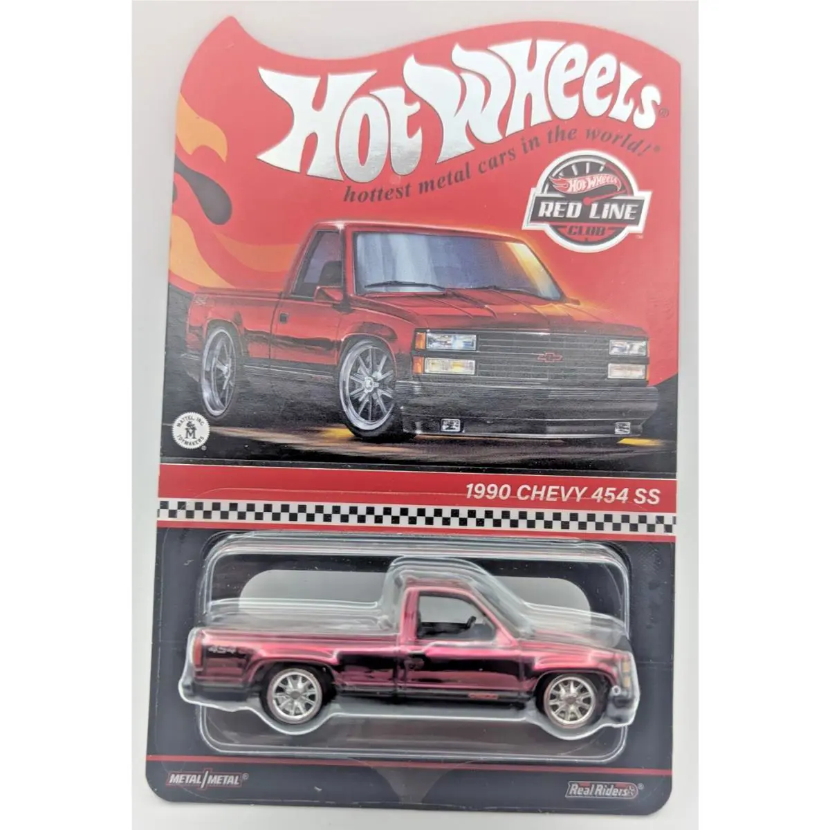 2023 Hot Wheels Rlc Exclusive ’90 Chevy 454 SS Spectraflame Red Chevrolet