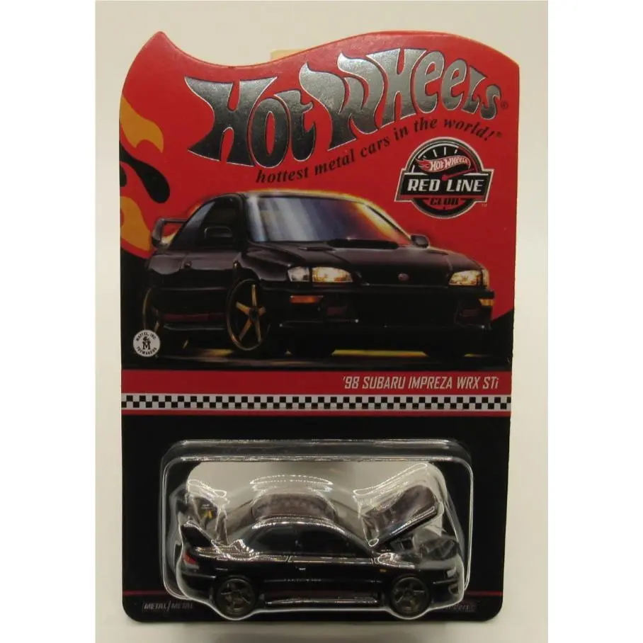 Hot Wheels 2026 Rlc `98 Subaru Imprezza Wrx Sti Black 1998 Flat 4