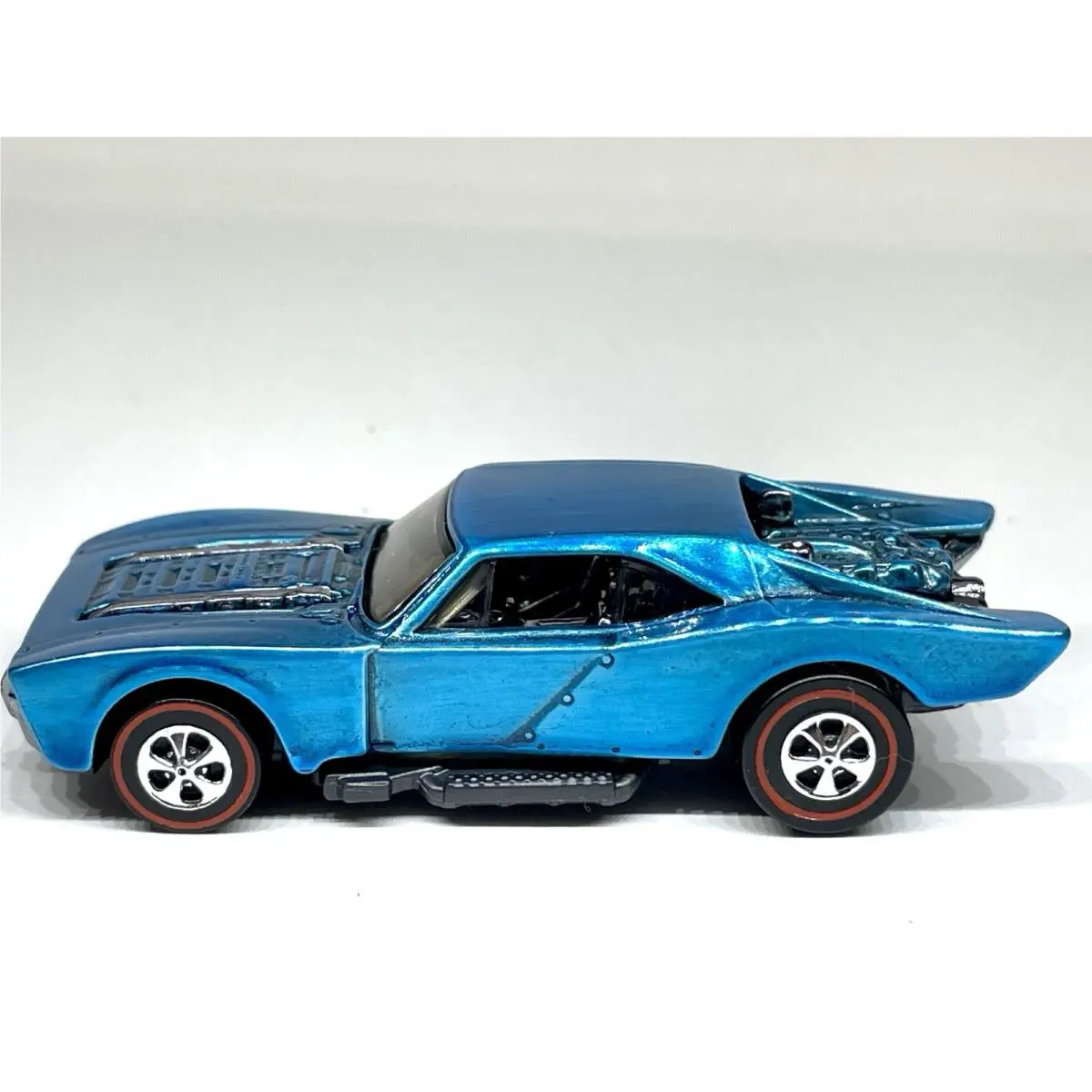 Hot Wheels Custom Made Redline Spectraflame Blue Batman Batmobile GRX23