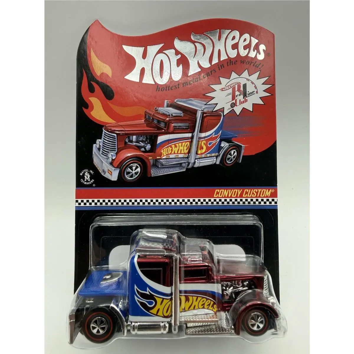 Hot Wheels Rlc Convoy Custom Red/blue 3721/5597