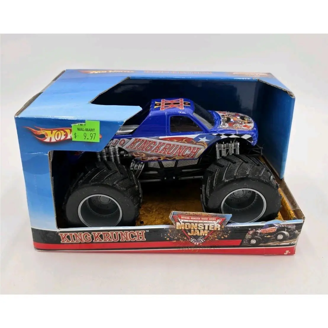 2007 Vintage Mattel Monster Jam 1/24 King Krunch Monster Truck Diecast Car