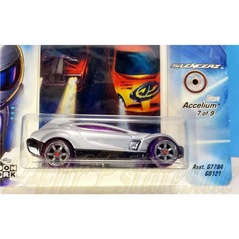 Hot Wheels 05 Acceleracers Silenerz Accelium 7of9 Co-mold Wheels Itout