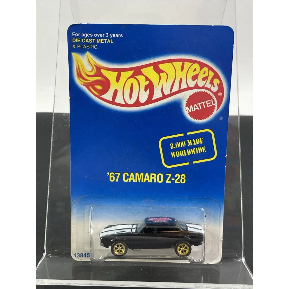 Hotwheels 1995 Seattle Toy Show Promo 8000 Pcs 1967 Chevy Camaro Z-28 Mip