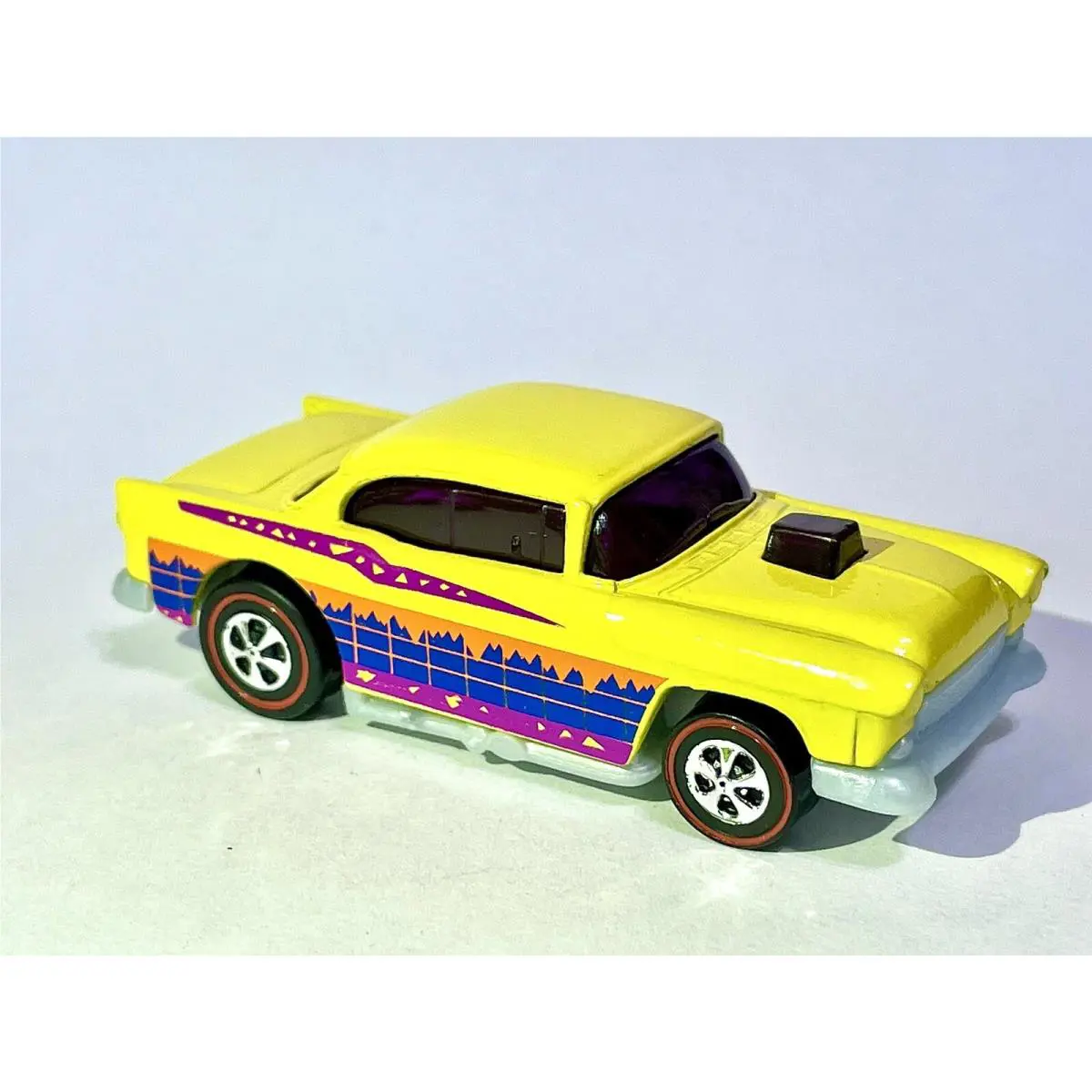 Mint “custom Made Redline” Hot Wheels 1955 Chevy California Yellow