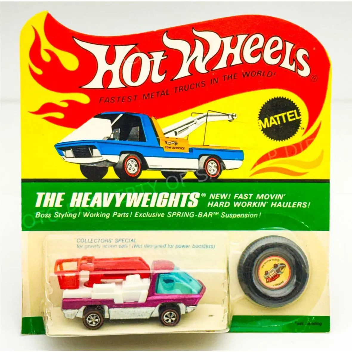 Hot Wheels Redline Snorkel Rare Hot Pink White Interior in Blisterpack