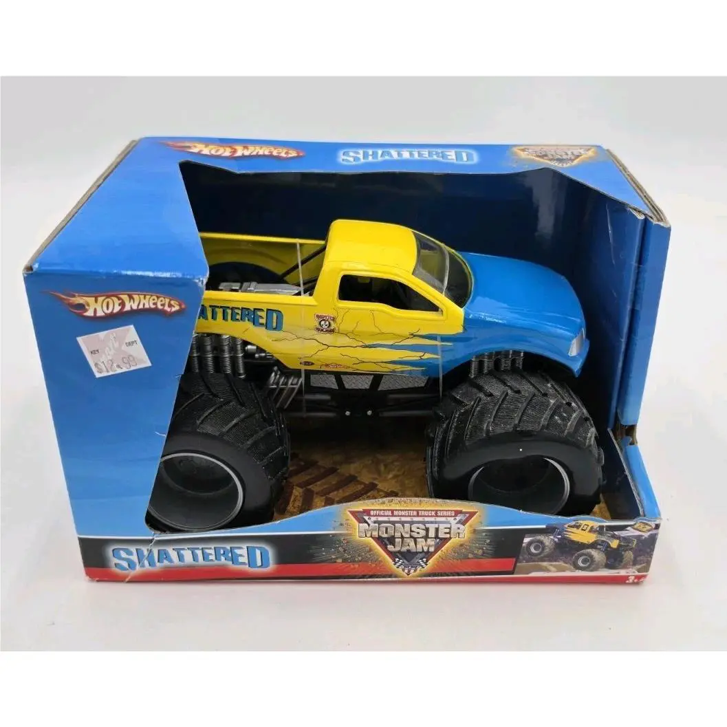 Hot Wheels Monster Jam 1:24 Oversized Large Diecast Monster Truck Shattered 2008