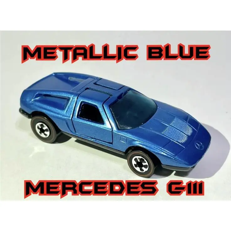 Vintage Hot Wheels Redline 1970s Mercedes Benz C-111 Custom Made Redline