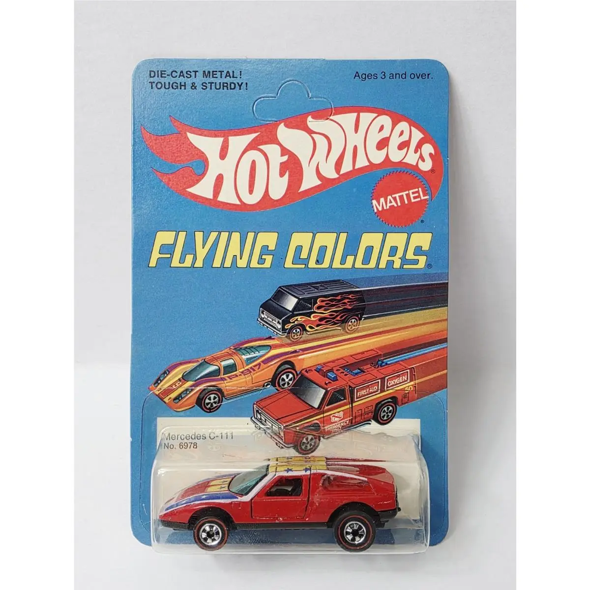 Hot Wheels Redline Flying Colors Mercedes C-111 Very Nice TN335
