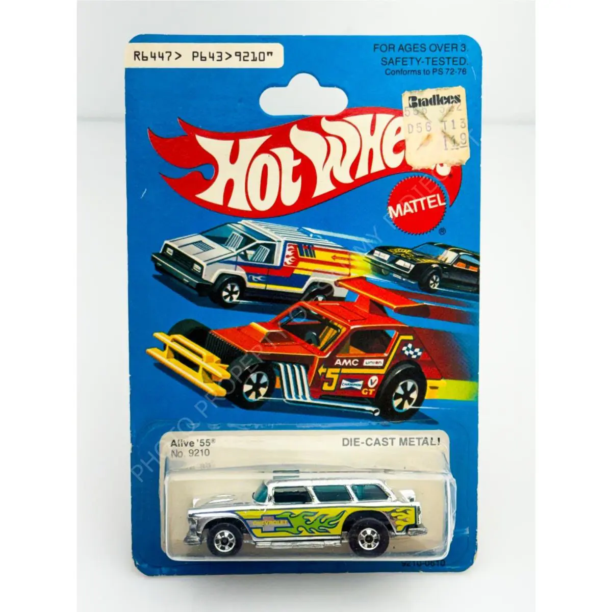 Hot Wheels Blackwall Alive 55 Super Chromes in Blister