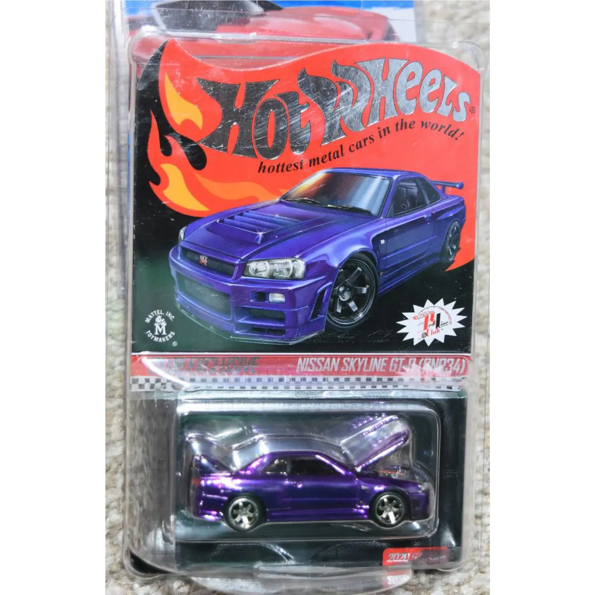 Hot Wheels GLH90 2020 Rlc Nissan Skyline Gt-r BNR34 Club Exclusive