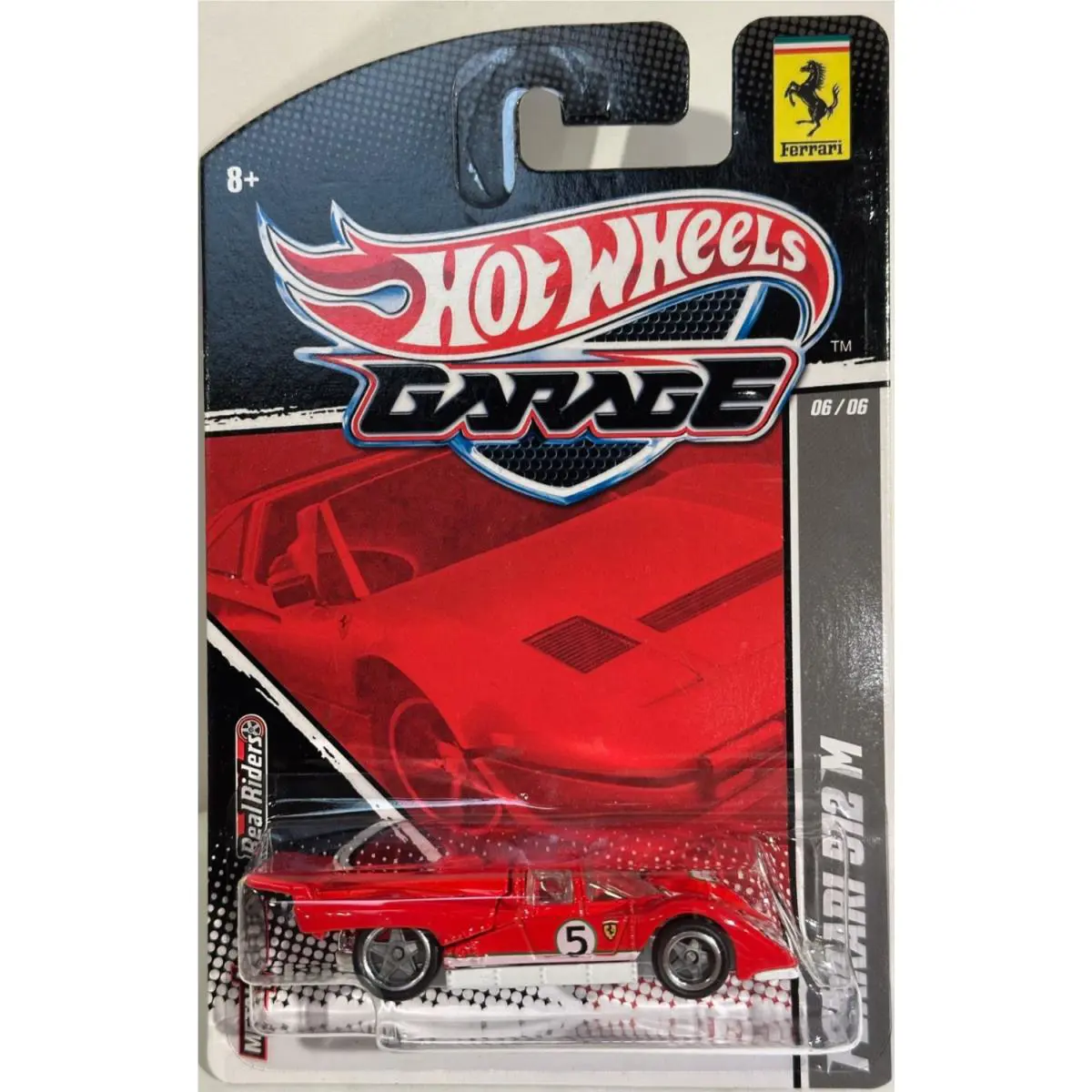 2011 Hot Wheels Hot Wheels Garage Ferrari 6/6 512 M Red