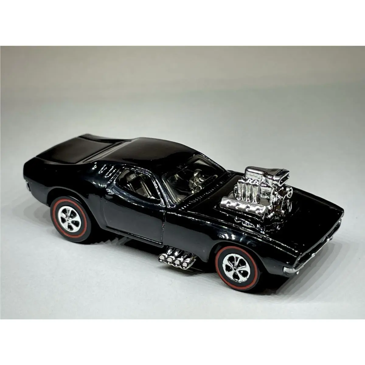 Hot Wheels Custom Made Redline Rodger Dodge Gloss Black 1/64 Diecast
