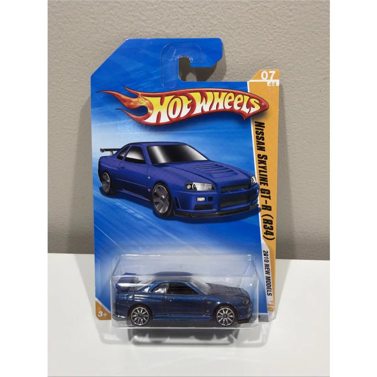 2010 Hot Wheels Models Nissan Skyline Gt-r R34 7/44 Blue C5