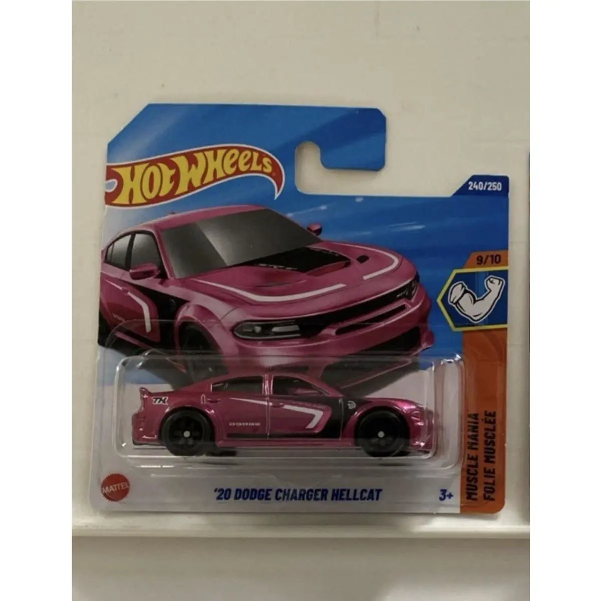 2025 Hot Wheels ‘20 Dodge Charger Hellcat Super Treasure Hunt Short Card