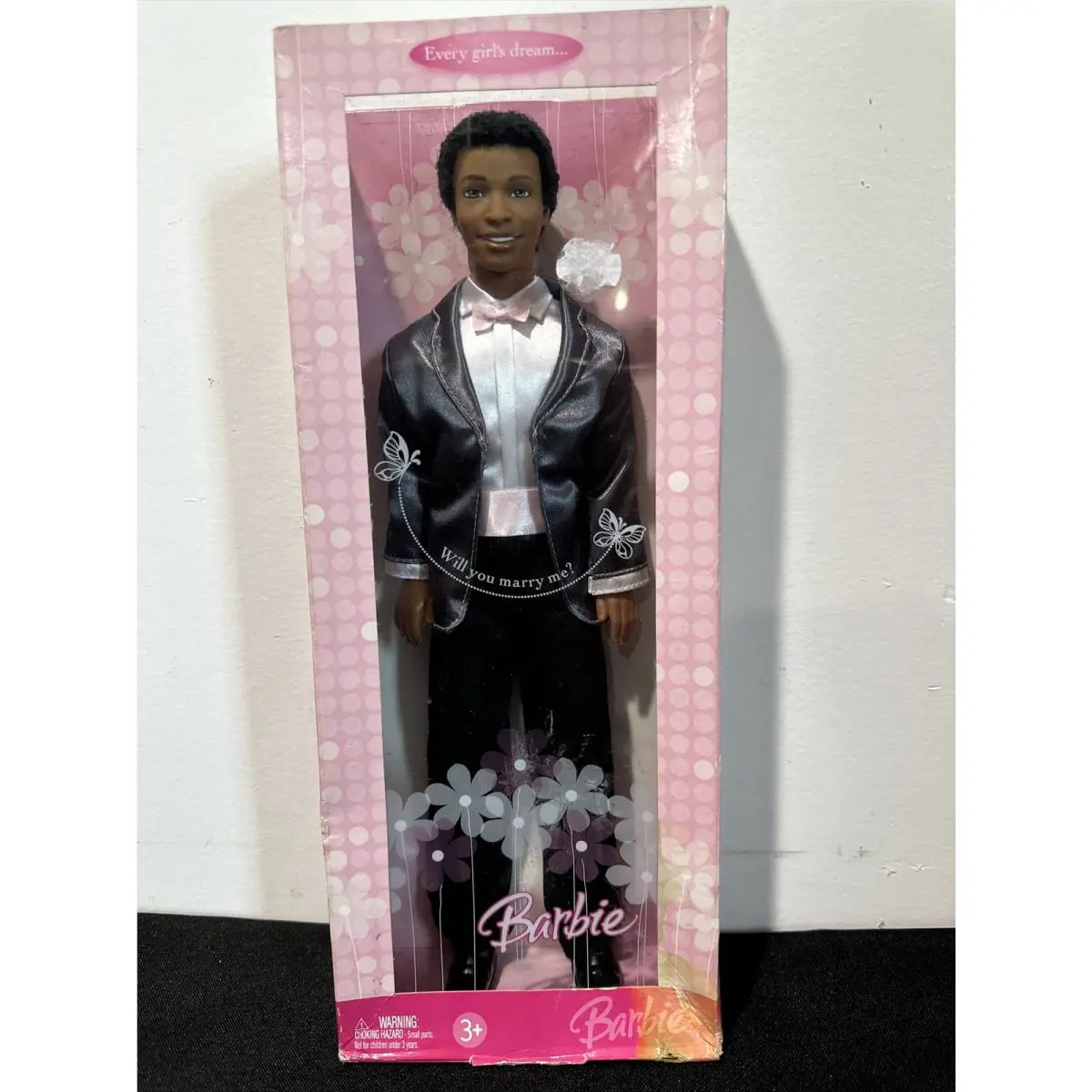 Barbie Every Girls Dream Groom Doll Will You Marry Me Groom African American