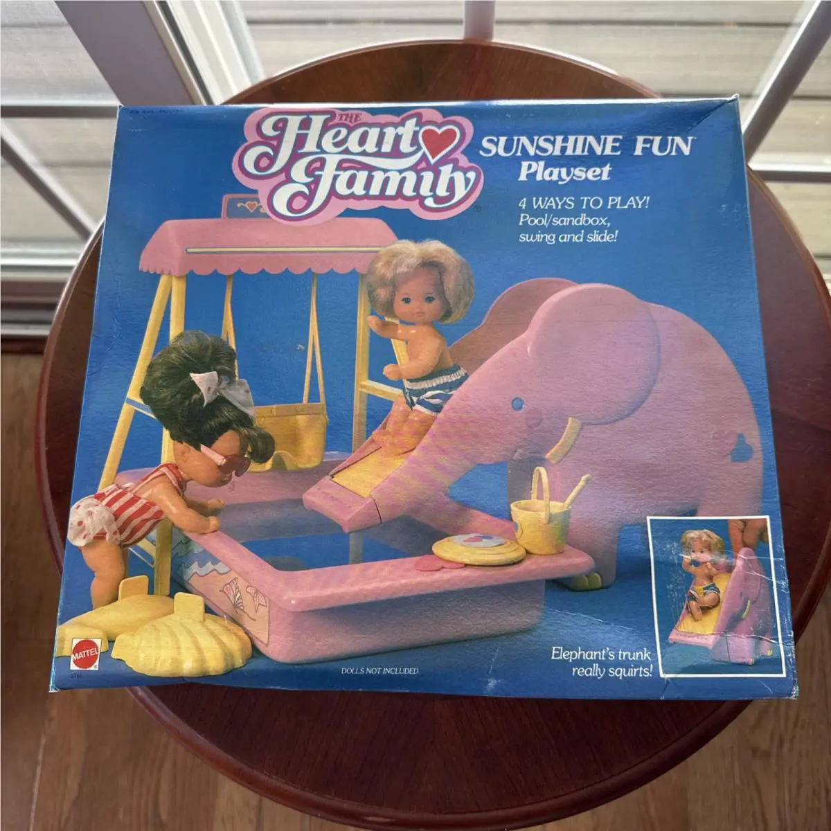 Vintage The Heart Family 2760 Sunshine Fun Elephant Playset 1988 Read