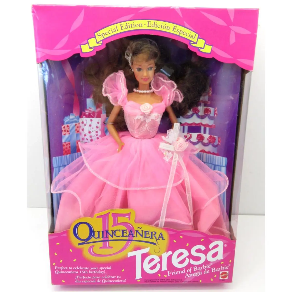 Mattel Barbie Teresa Doll 1994 Nos Special Edition 15 Quinceanera 11928