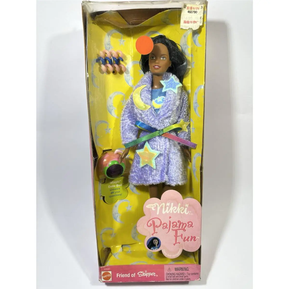 Teen Nikki Barbie Doll Pijama Fun Friend OF Skipper African American 50597