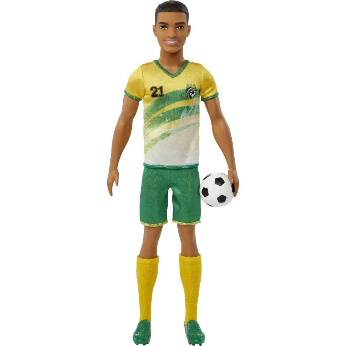 Barbie Ken Soccer Doll 11.5 Inch Multicolor with Soccer Ball Accessory