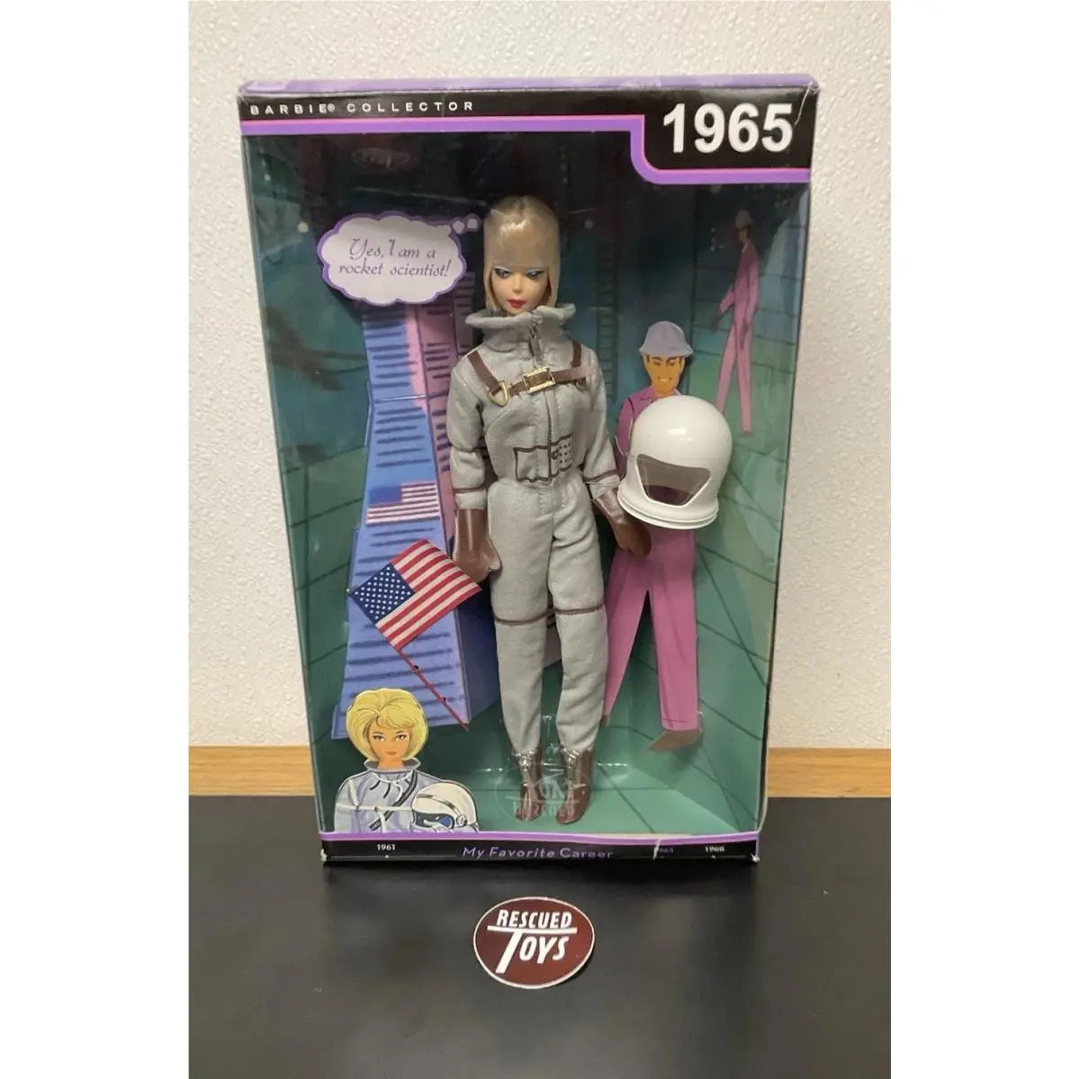 2009 Barbie Collector-my Favorite Career 1965 Miss Astronaut Doll Mattel R4474