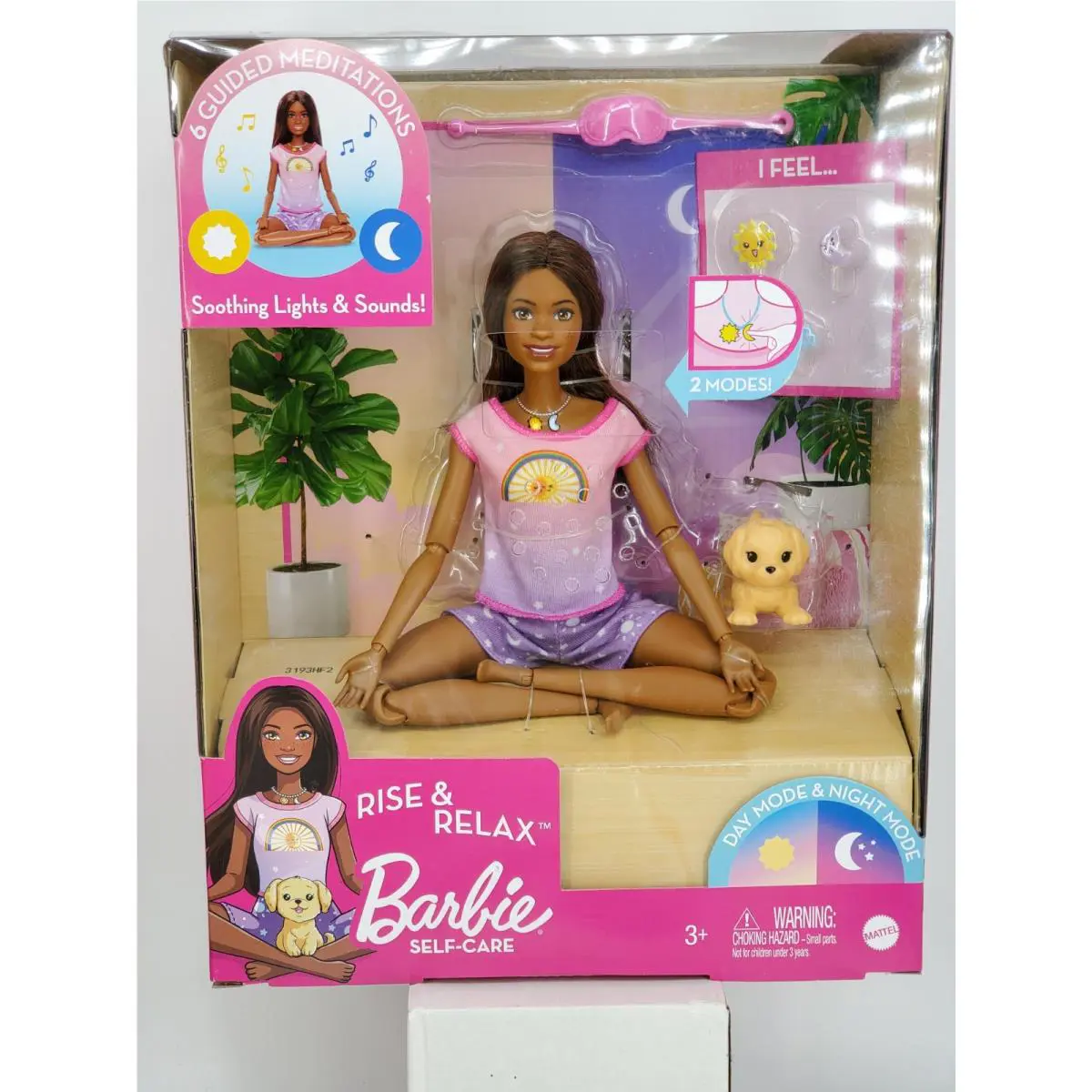 Barbie Self-care Rise and Relax Doll Dark Skin Tone Figure Meditation Doll 2023