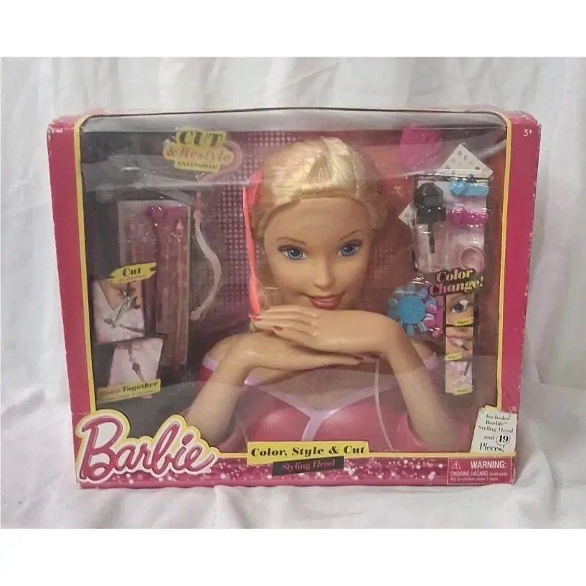Barbie Deluxe Hair Styling Head with Color Reveal Accessories