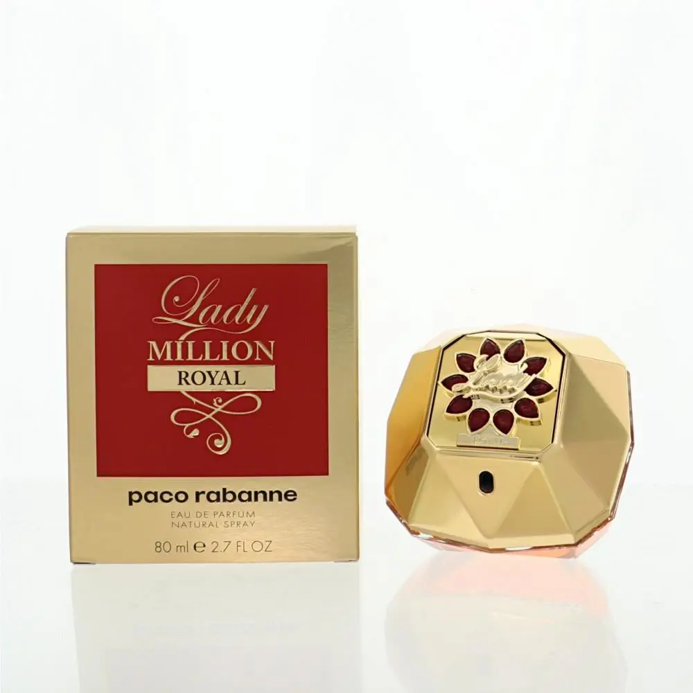 Lady Million Royal 2.7 Oz Eau De Parfum Spray by Paco Rabanne Box For Women