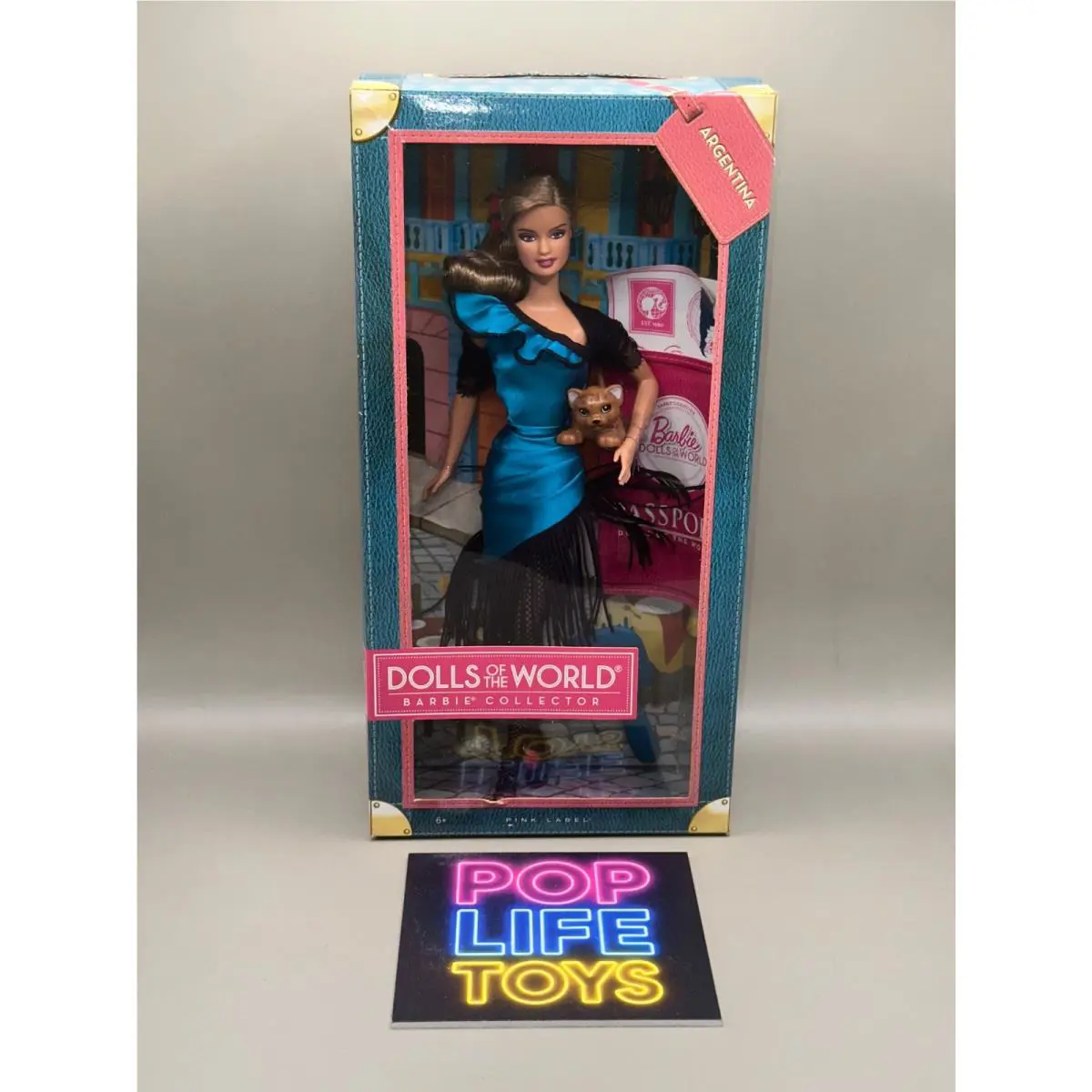 2011 Mattel Passport Dolls of The World “argentina Barbie” W3375 Nrfb