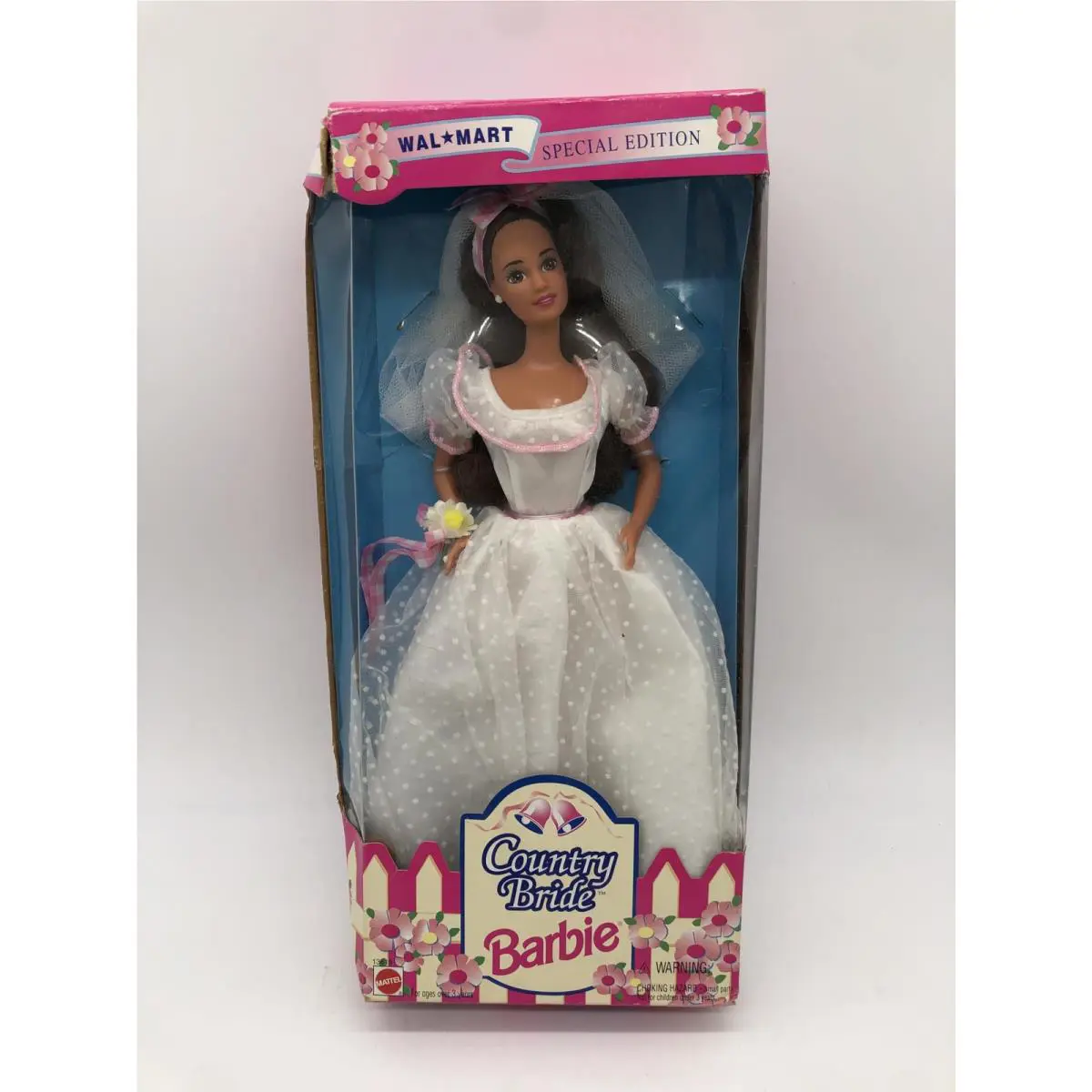 Barbie Country Bride Doll Brunette Wal Mart Special Edition 1994