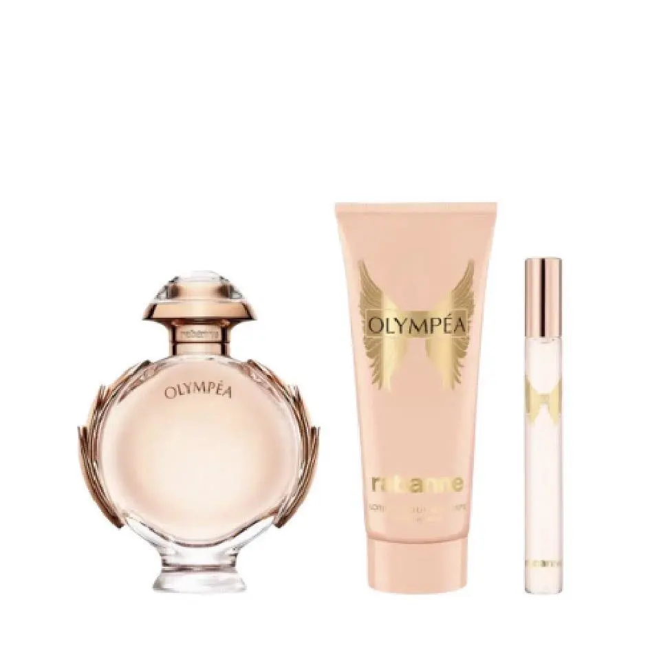 Olympea By Paco Rabanne 3 Pces Set 2.7oz./80ml Edp Spray For Women