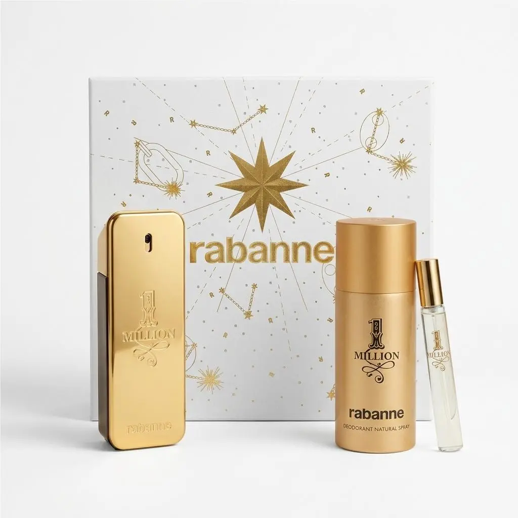Paco Rabanne 1 Million 3 Piece Gift Set Eau DE Toilette Spray 100ML NIB-656066