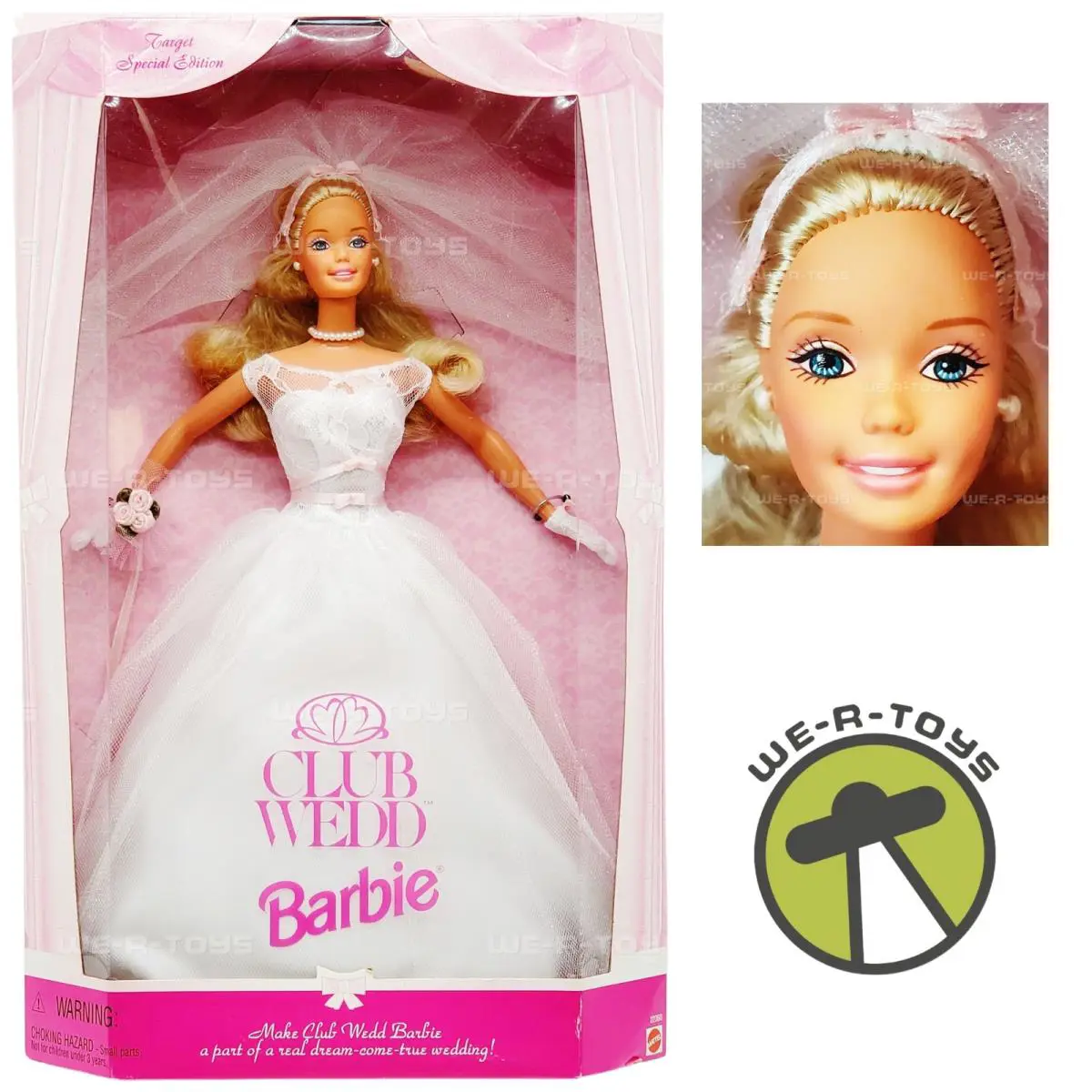 Club Wedd Barbie Doll Target Exclusive Special Edition 1998 Mattel 22360