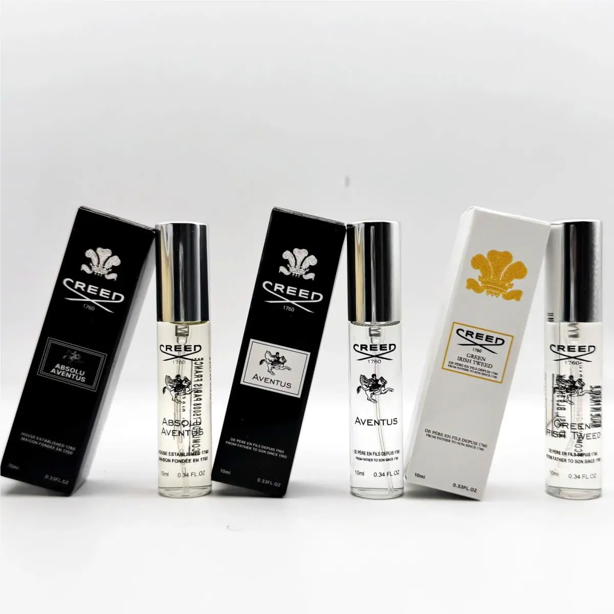 Creed For Men Discovery Set 3 Scent Sample Spray 10ml / 0.34oz