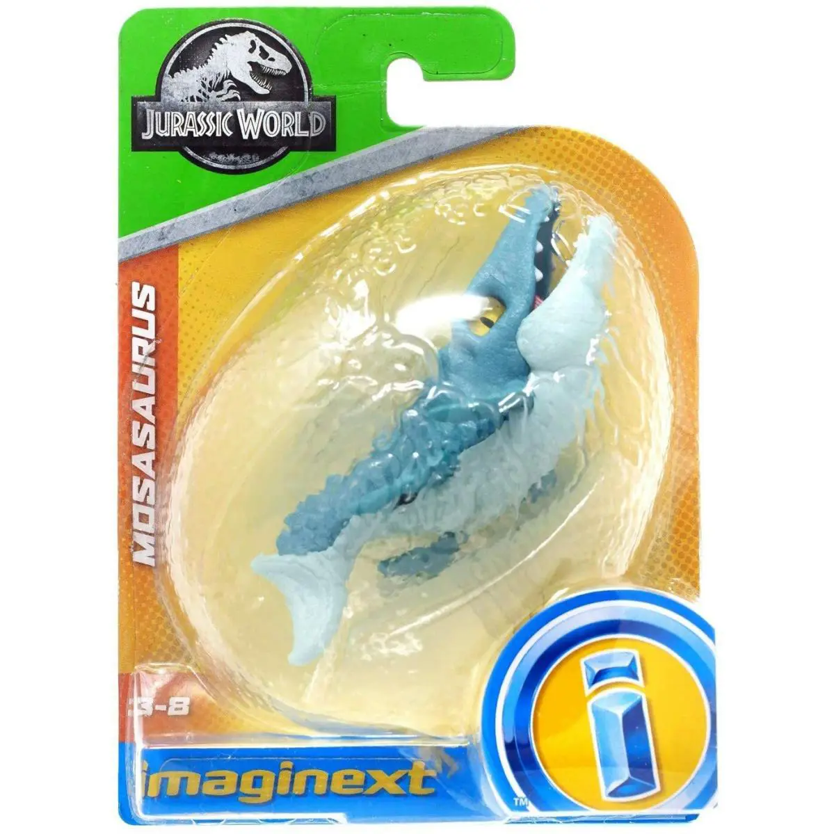 2019 Mattel Imaginext Jurassic World Mosasaurus Egg Mini Dinosaur Toy Figure