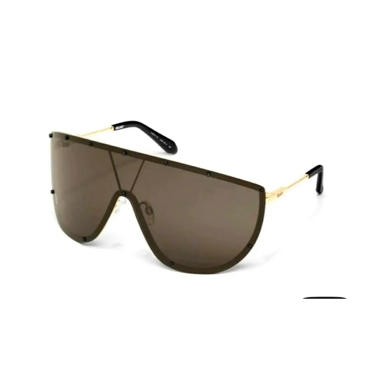 Quay 70mm Shield Sunglasses Women On Set