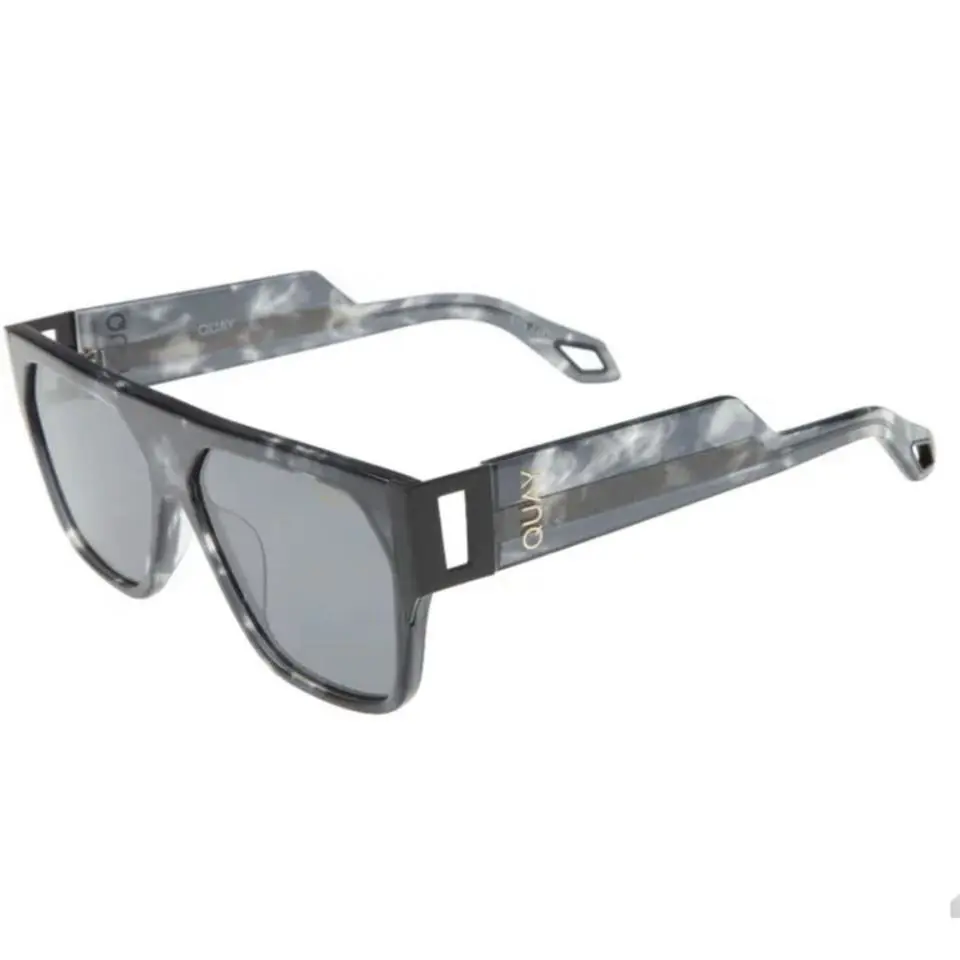 Quay Australia Go Off Shield Polarized 52m Sunglasses Tortoise 145 1212