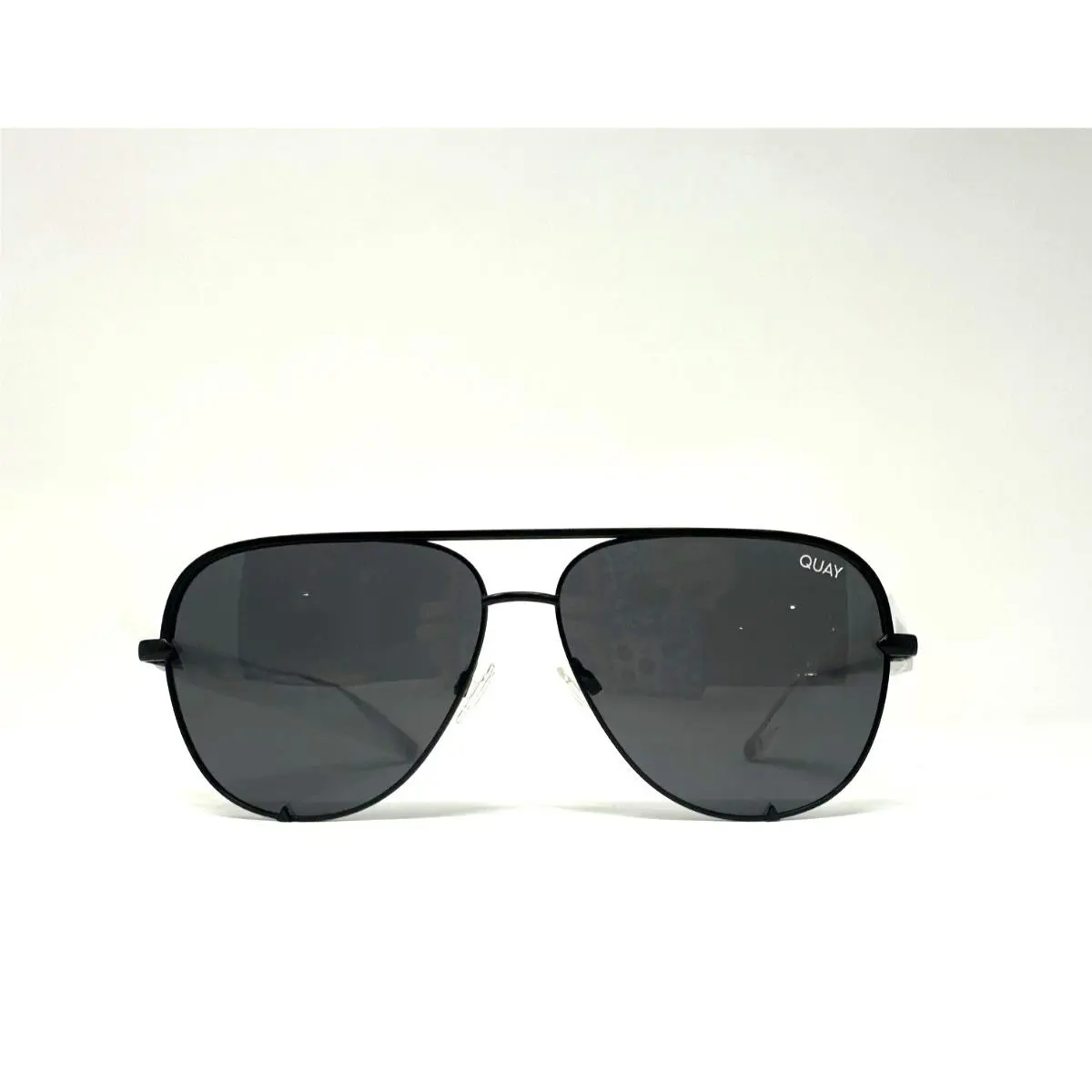Quay Australia High Key Mini 1212 Sunglasses Aviator Black Fade Unisex