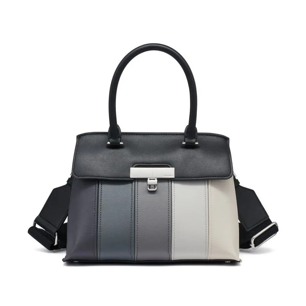 Calvin Klein Becky Top Handle Mini Bag Crossbody Black Multi One Size