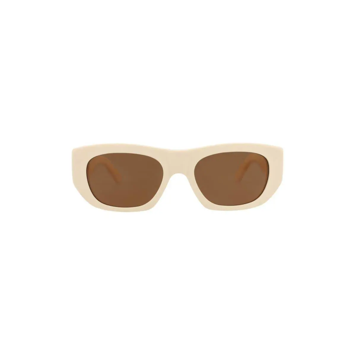 Mcqueen Women 54mm Square Sunglasses Ivory Ivory Brown