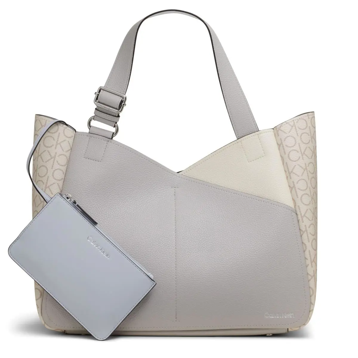 Calvin Klein Zoe Tote Dove/white/vanilla/khaki One Size