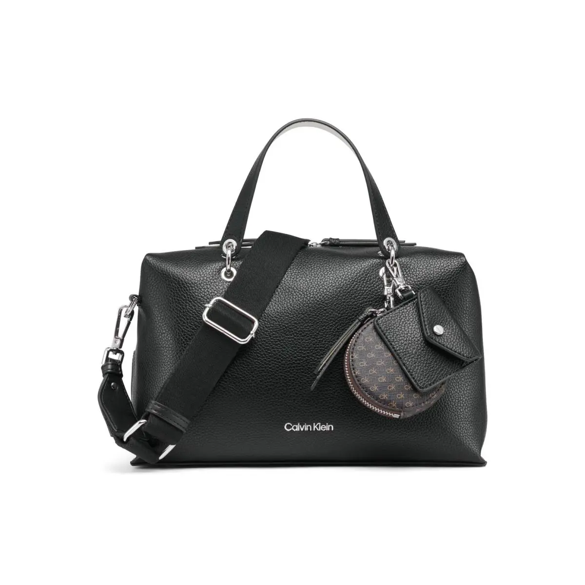 Calvin Klein Cali Satchel Black/white One Size