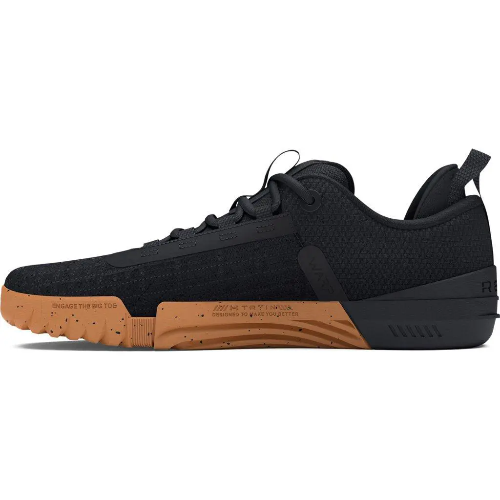 Under Armour Mens UA Reign 6 Training Shoes - with Three Points of Ground - Black-ANTHRACITE