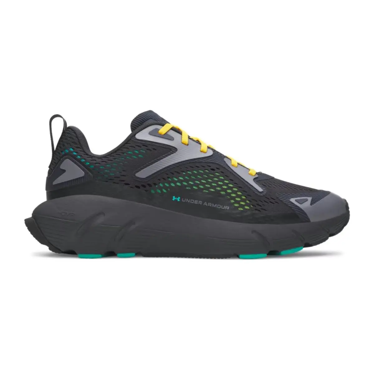 Under Armour shoes - Under Armour Aura - Aura - Black, Manufacturer: Anthracite / Green Mode - 016 1